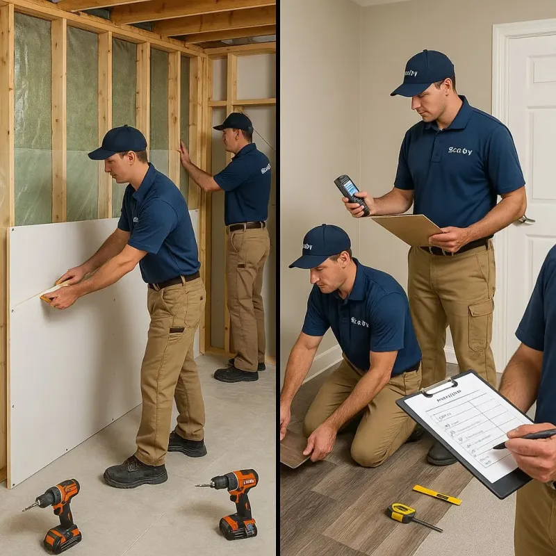 Repairs and Reconstruction process in Athens, WI